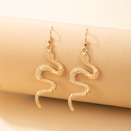 Snake Metal Snake Stud Earrings