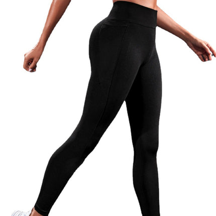 Nahtlose athletische Yoga-Leggings mit hoher Taille